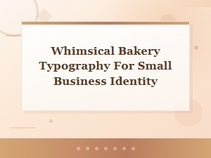 Whimsical Handwritten Bakery Fonts for Small Business Branding Identity